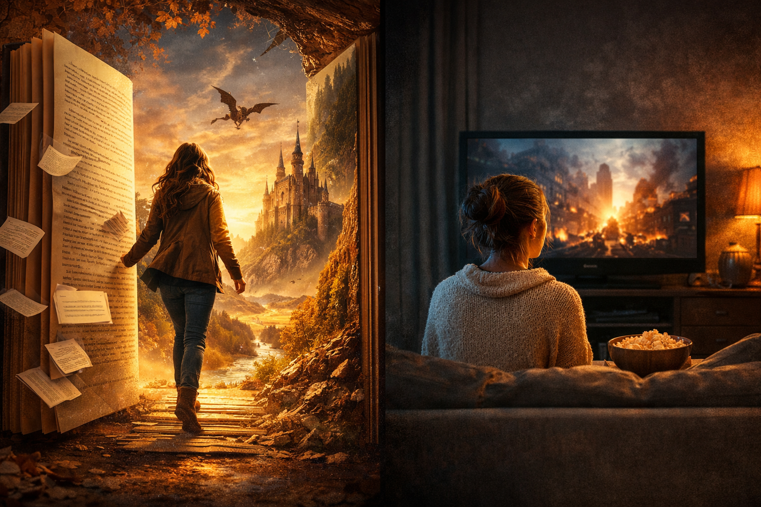 leggere o guardare serie TV 1