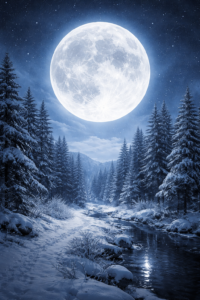 La Luna della Neve, o di come continuiamo a dare nomi alle notti per non attraversarle in silenzio